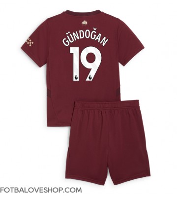 Manchester City Ilkay Gundogan #19 Dětské Alternativní Dres 2024-25 Krátký Rukáv (+ trenýrky)